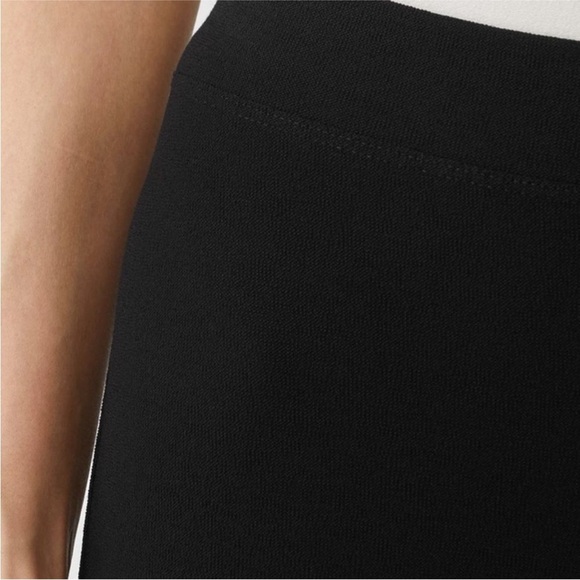 Eileen Fisher System Washable Stretch Crepe Slim Ankle Pants Black - Picture 10 of 10